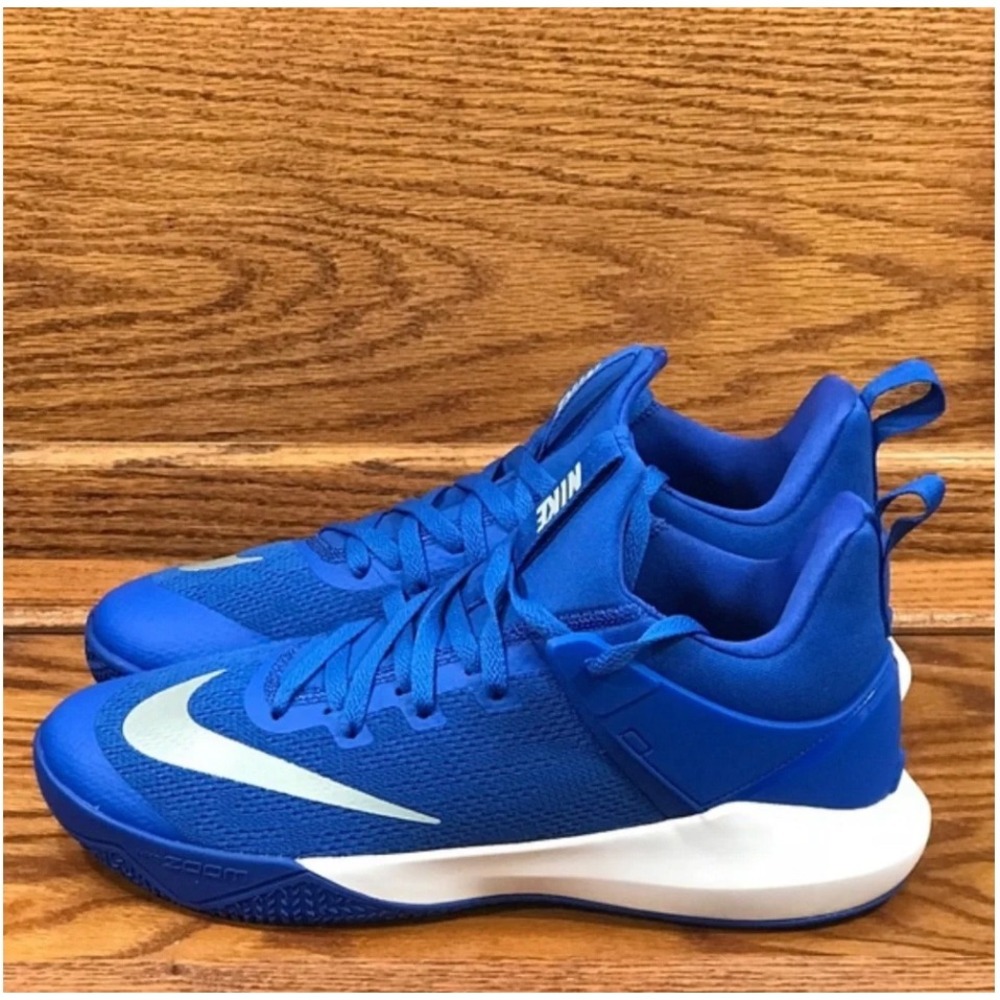 Nike Zoom Shift TB Royal Blue White Basketball Shoes Size Men 10.5
